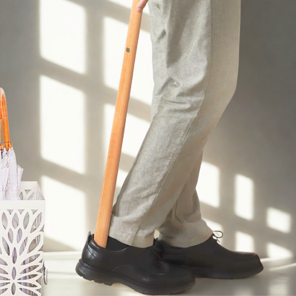 Magnetischer Holz-Schuhlöffel