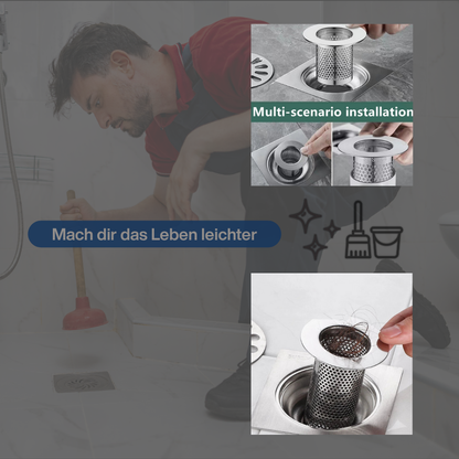 AbflussHeld™ – Edelstahl Haarfänger & Filter